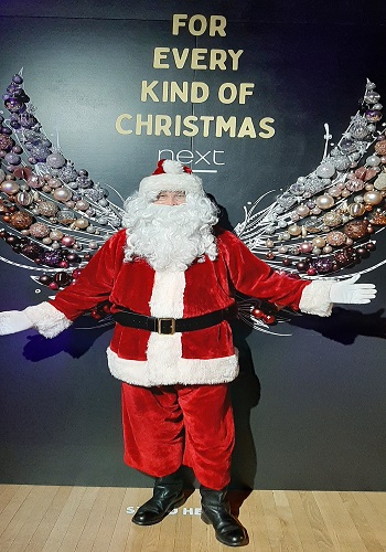 professional santas for retail and shops Leamington Spa
