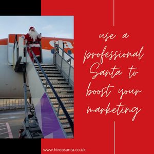 use a professional Santa to boost your marketing