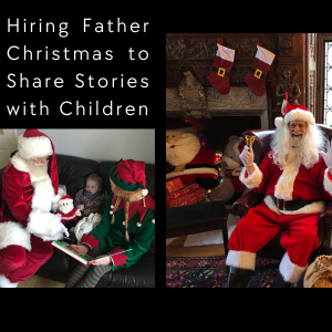 Hiring Father Christmas To Share Stories With Children