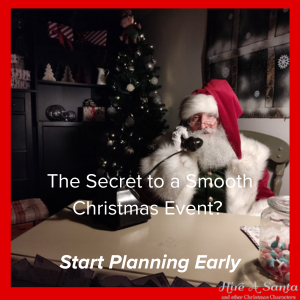 secret to smooth christmas event