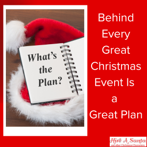planning Christmas events and santa