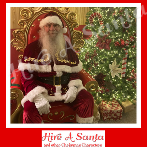 Santa at office party